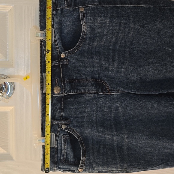 Code Bleu Straight Leg Blue Jeans, Detailed Back Pockets, Size 12 (1206) - Picture 7 of 10